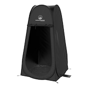 WAKEMAN Pop Up Pod - Privacy Shower Tent, Dressing Room or Portable Toilet Stall by Outdoors Black 75-CMP1087